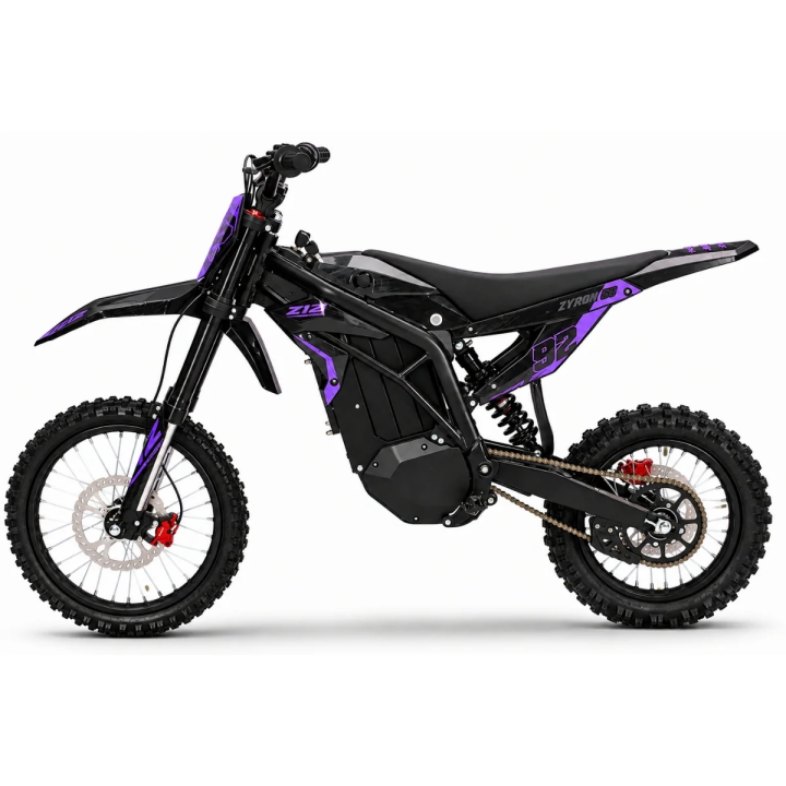 PIT BIKE ELÉCTRICA ZYRON S6 60V 35AH 17/14 – 3000W