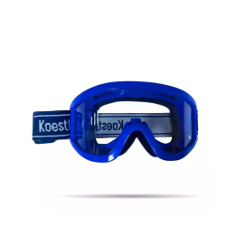 Gafas de motocross transparente negra