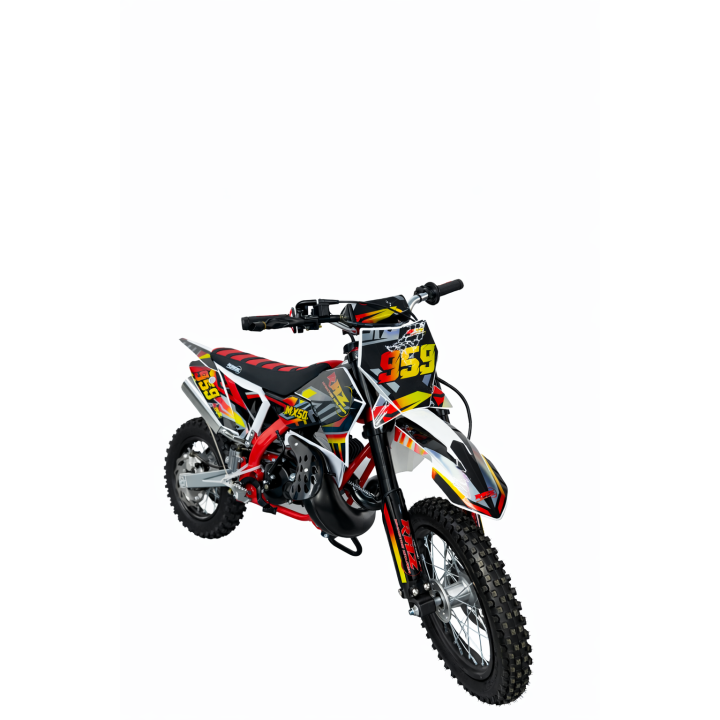 Pit bike RHZ MX50 réplica KTM 50 14/12 – Rojo