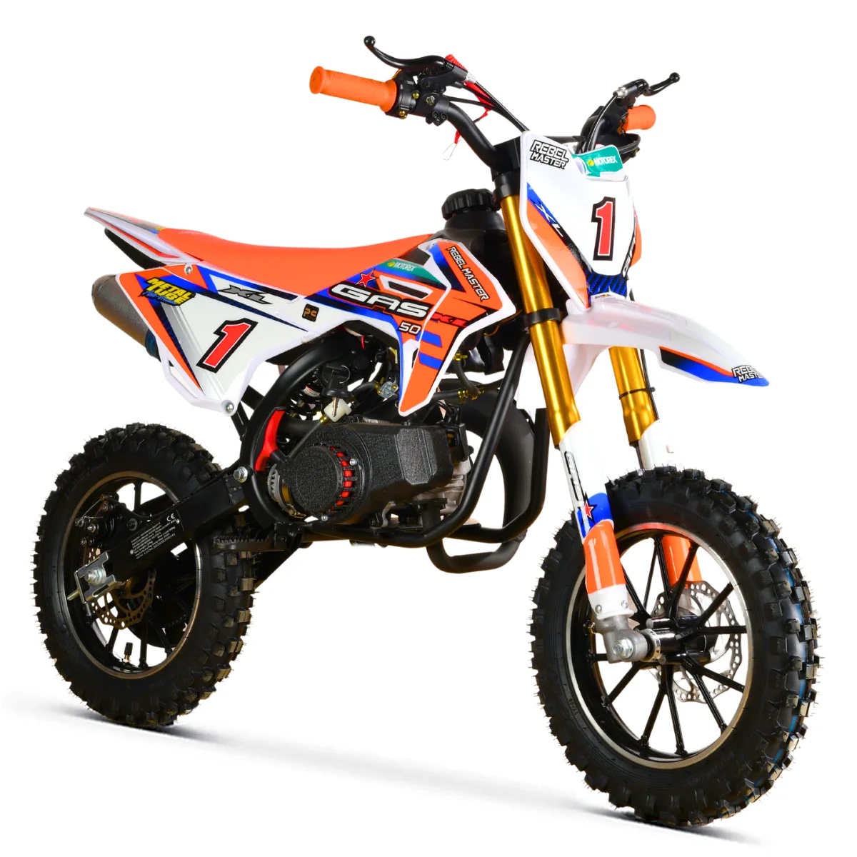 MINI CROSS REBEL MASTER 49CC 2T GASOLINA + ARRANQ ELECTRICO R10