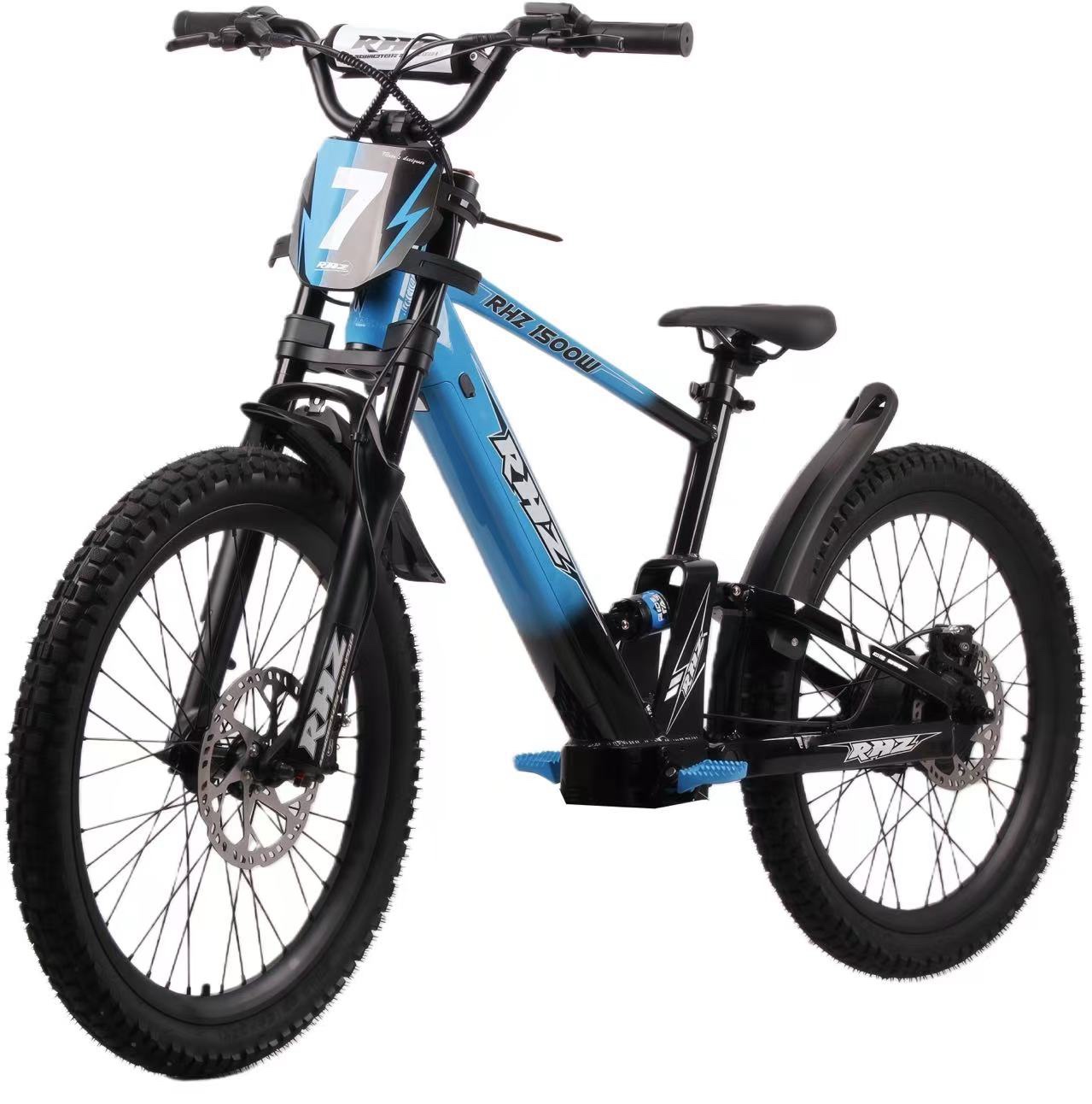 BICICLETA ELÉCTRICA RHZ ORG. 1500W 48V 24”